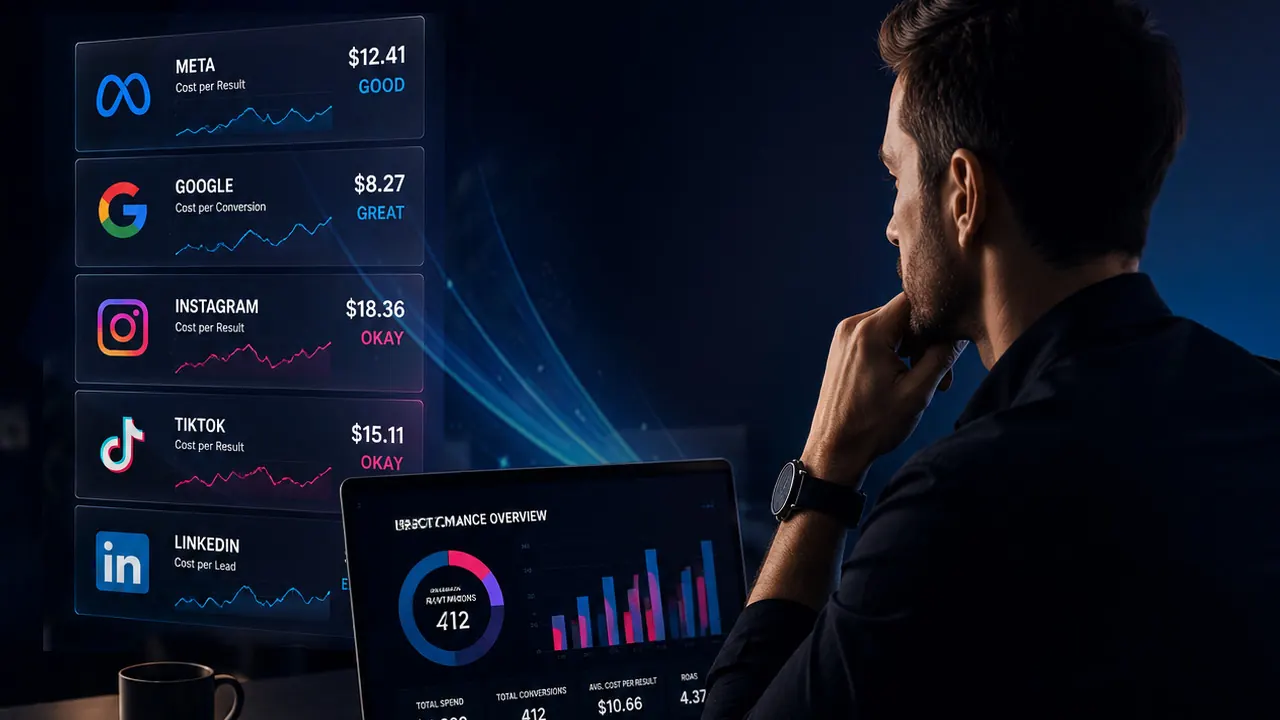 Digital demand generation campaign connecting search, content, and paid media