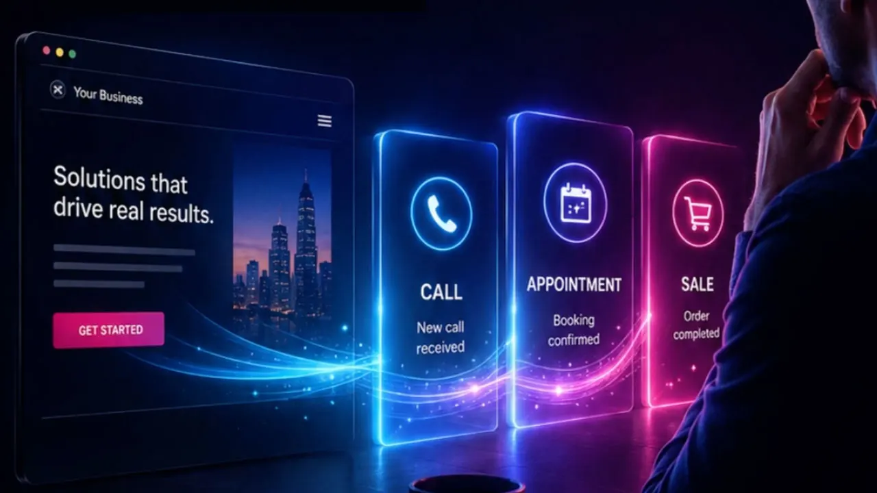 Connected call, appointment, and sale workflow for retail and consumer businesses